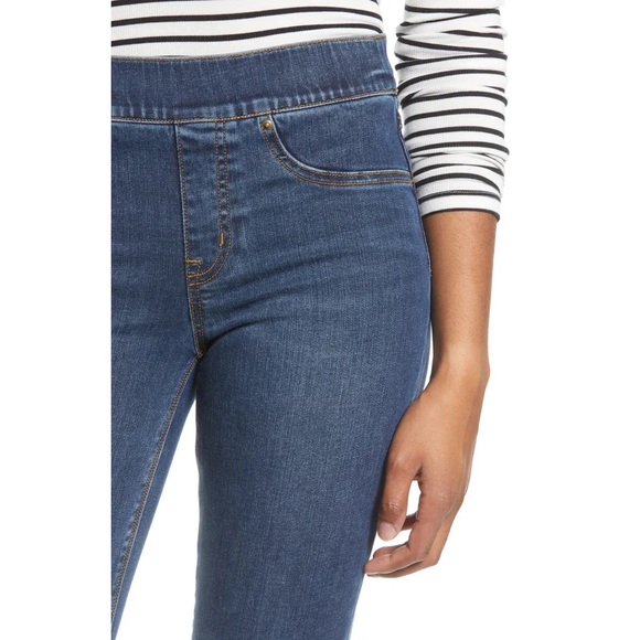 Spanx Distressed High Waist Ankle Denim Leggings S - Picture 4 of 14